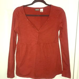 Casual Plunge Neck Peplum Top